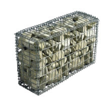 Rust proof galfan coated welded gabion box zinc-Al coated welded gabion